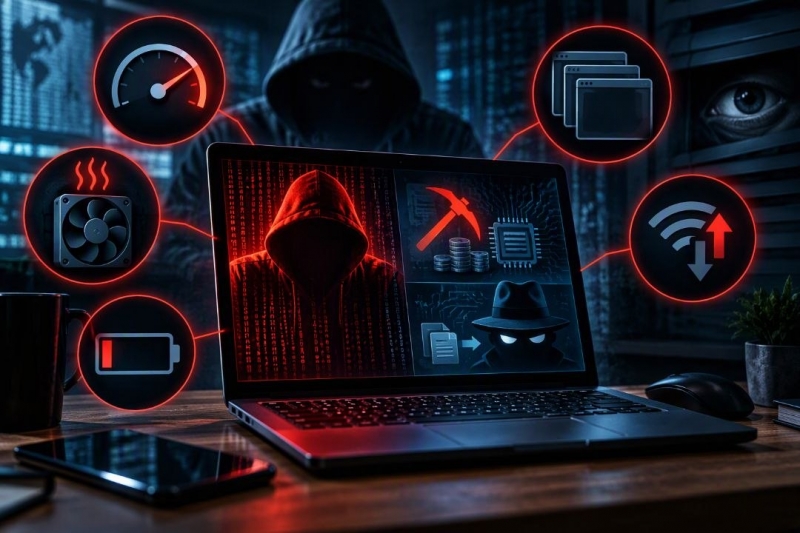 5 скрытых признаков того, что на вашем ПК работает вирус-майнер или шпион.